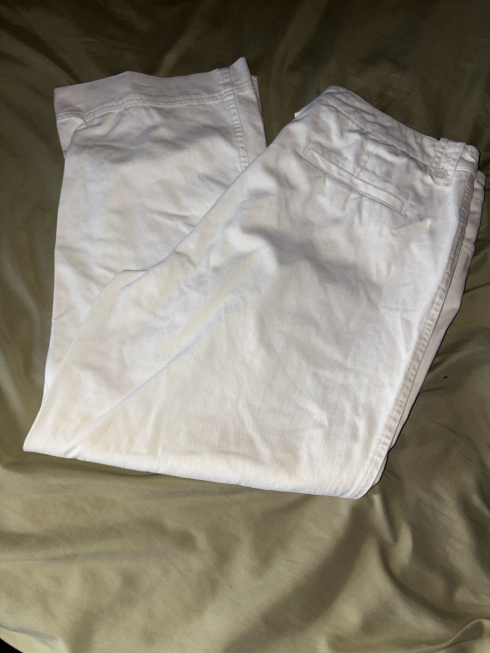Jones New York White Cropped Pants